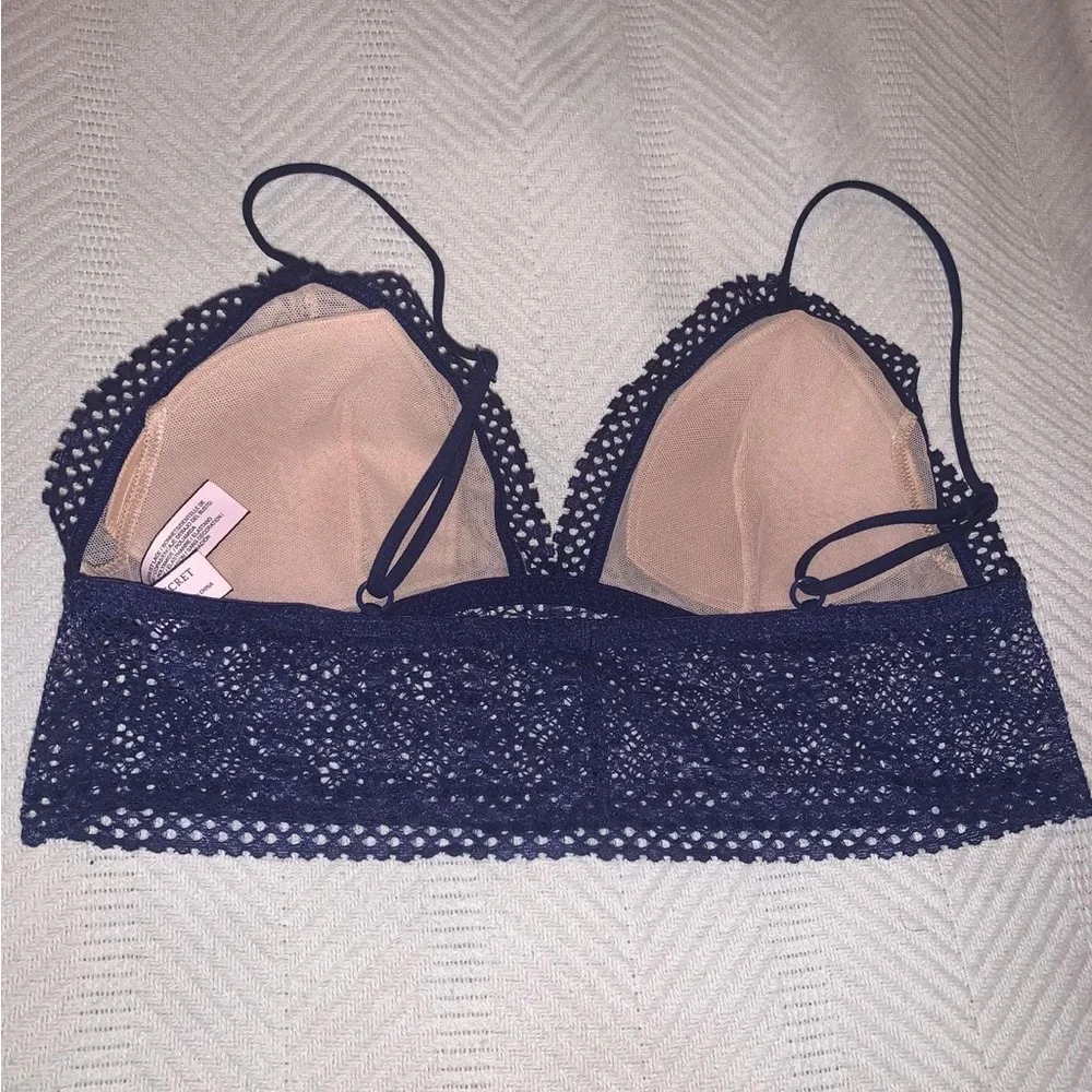 Victoria’s Secret Blue Lace Bralette Size S
